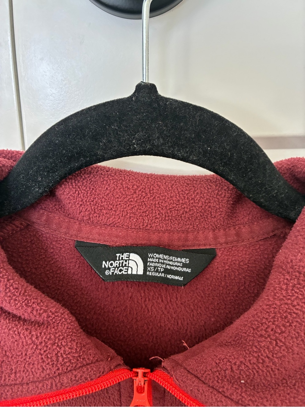 The North Face Women's Burgundy Full-Zip Fleece Jacket